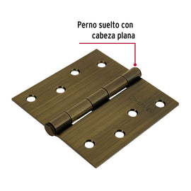 Bisagra de libro cuadrada 4