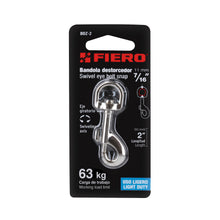 Cargar imagen en el visor de la galería, Bandola de zinc de 7/16&quot; giratoria, FIERO BDZ-2 (44029)