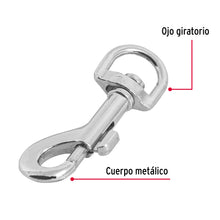 Cargar imagen en el visor de la galería, Bandola de zinc de 7/16&quot; giratoria, FIERO BDZ-2 (44029)