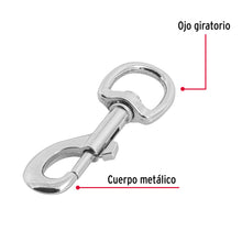Cargar imagen en el visor de la galería, Bandola de zinc de 7/8&quot; giratoria, FIERO BDZ-4 (44032)