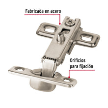 Cargar imagen en el visor de la galería, Bisagras bidimensionales de 95° cobertura completa bolsa con 2 pz, HERMEX BIDI- 95C (43156)