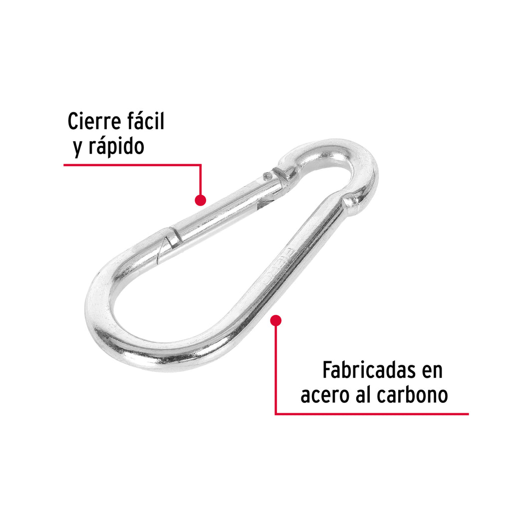 Bandola mosquetón de acero 1/2", FIERO BMA-1/2 (44041)