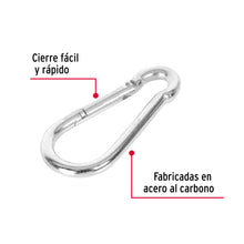 Cargar imagen en el visor de la galería, Bandola mosquetón de acero 1/2&quot;, FIERO BMA-1/2 (44041)