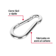 Cargar imagen en el visor de la galería, Bandola mosquetón de acero 3/8&quot;, FIERO BMA-3/8 (44040)