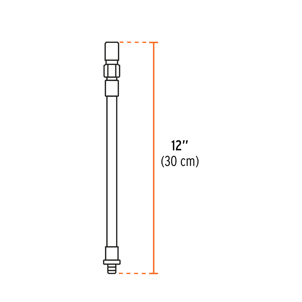 Extensión flexible para inyectores de grasa, TRUPER  BO-FLEX-12 (14862)