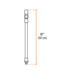 Extensión flexible para inyectores de grasa, TRUPER  BO-FLEX-12 (14862)