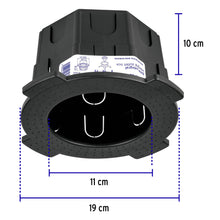 Cargar imagen en el visor de la galería, Bote integral de 10 cm, aro interno de 11 cm, VOLTECK BOIN-1011 (48375)