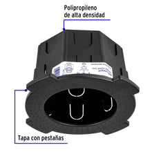 Cargar imagen en el visor de la galería, Bote integral de 10 cm, aro interno de 11 cm, VOLTECK BOIN-1011 (48375)