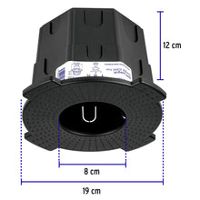 Cargar imagen en el visor de la galería, Bote integral de 12 cm, aro interno de 8 cm, VOLTECK BOIN-1208 (48370)