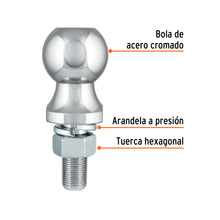 Cargar imagen en el visor de la galería, Bola de arrastre para remolque, 1-7/8&quot;, 2000 lb, TRUPER BOLA-20 (44441)