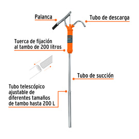 Bomba extractora con palanca bomex-31 (16857)