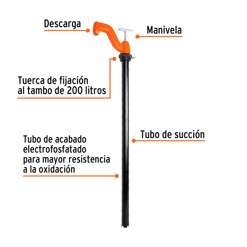 Bomba extractora de solventes para tambo TRUPER bomex-35 (16853)