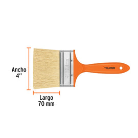 Brocha TRUPER para encalar e impermeabilizar de 4