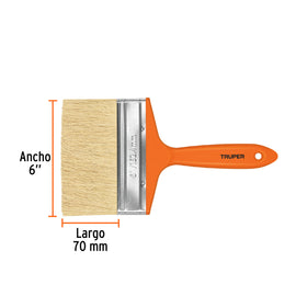 Brocha TRUPER para encalar e impermeabilizar de 6