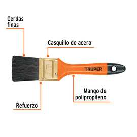 Brocha TRUPER profesional de 1 1/2