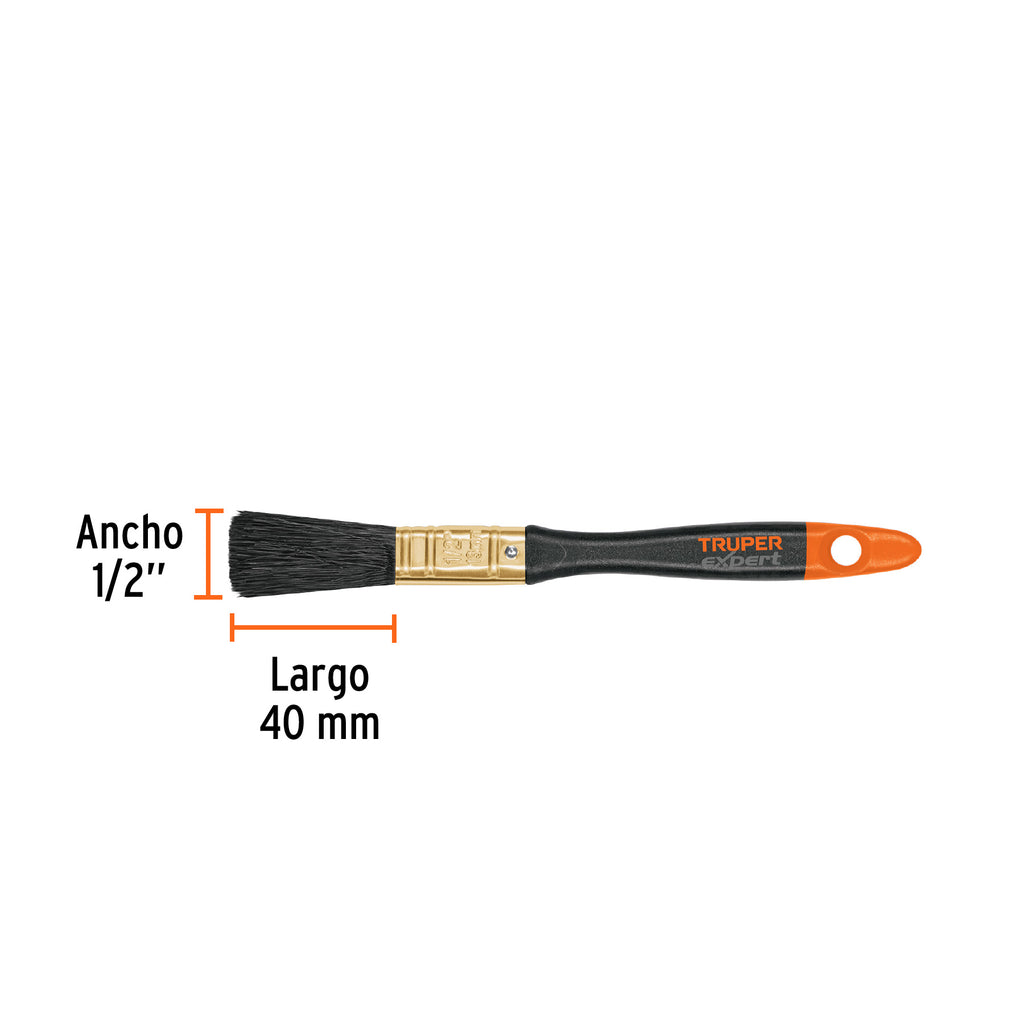 Brocha TRUPER profesional de 1/2" mango de plástico BRT-1/2X (17849)