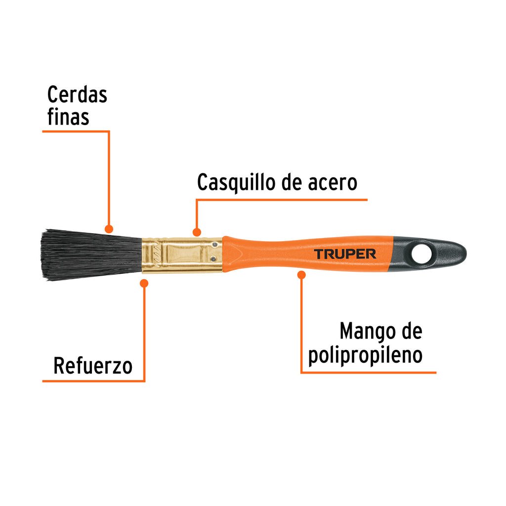 Brocha TRUPER profesional de 1/2" BRT-1/2 (14480)