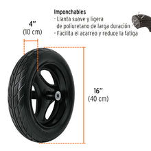 Cargar imagen en el visor de la galería, Carretilla 4.5 ft3 Imponchable, naranja, TRUPER CAT-45FF (10233)