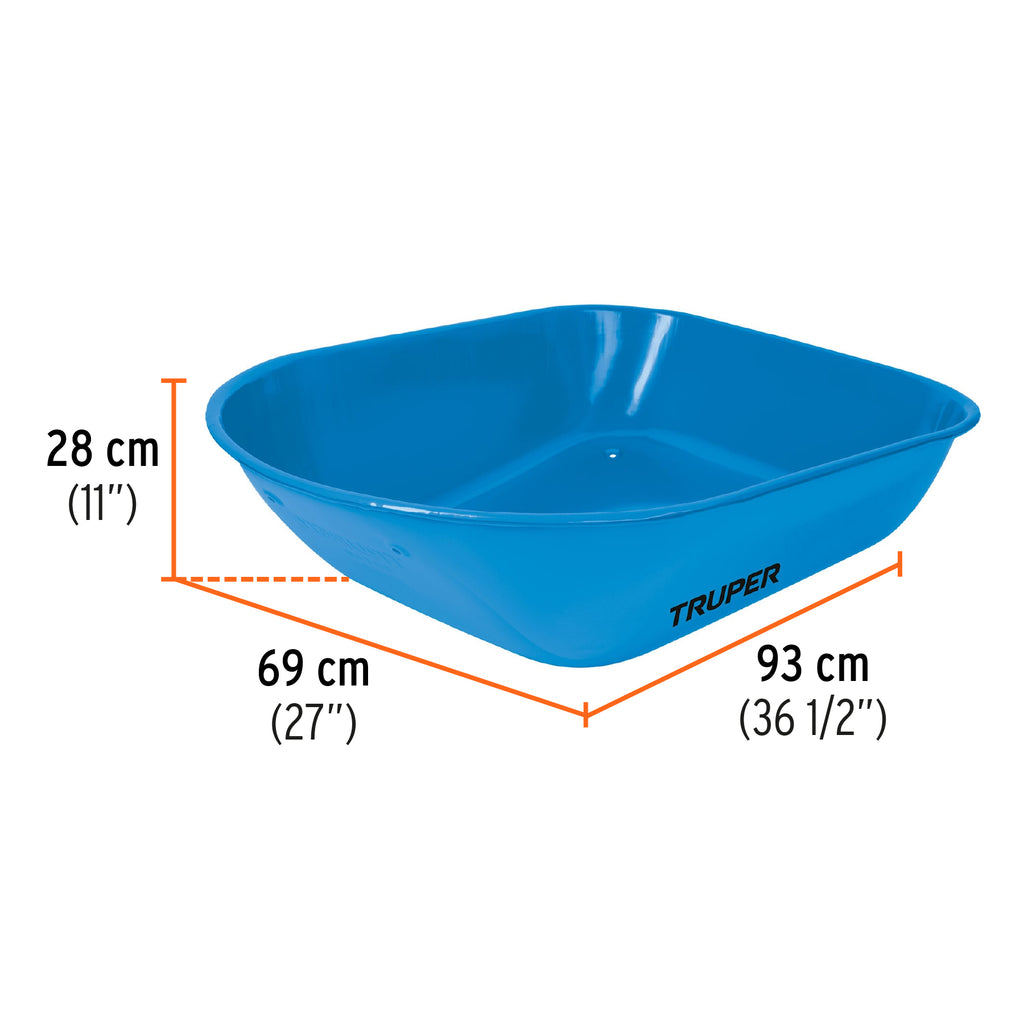 Carretilla 5.5 ft3 Neumática, azul, TRUPER CAT-50ND (11752)