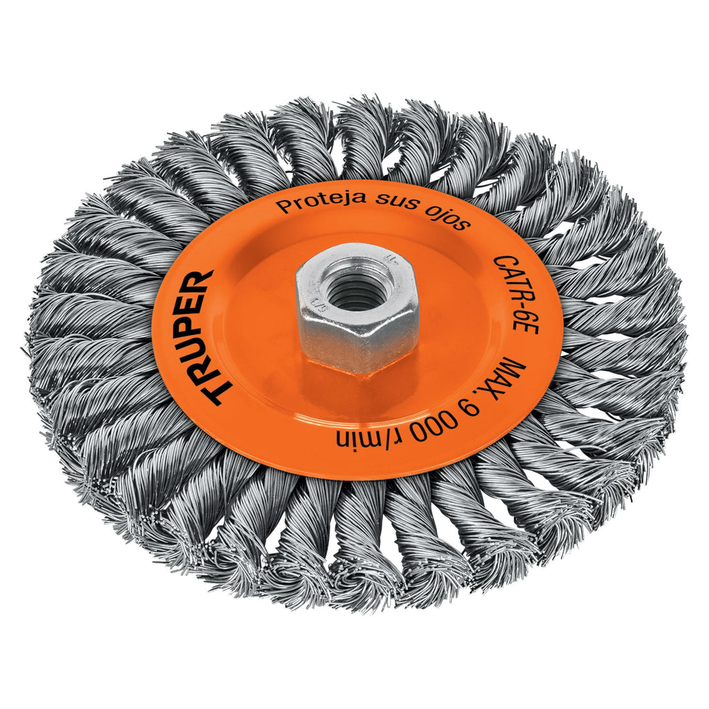 Cardas circulares, alambre trenzado, calibre 0.5 mm TRUPER CATR-6E (11597)
