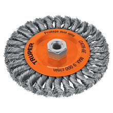 Cargar imagen en el visor de la galería, Cardas circulares, alambre trenzado, calibre 0.5 mm TRUPER CATR-6E (11597)