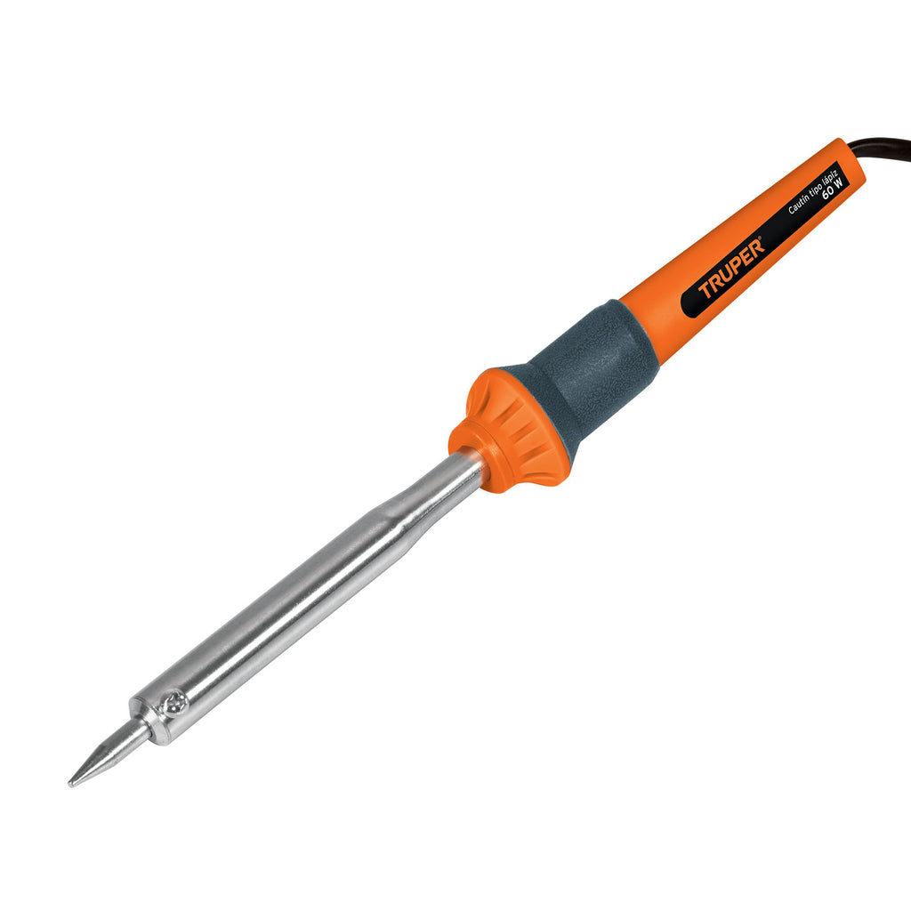 Cautín 60 W tipo lápiz para trabajo pesado, TRUPER CAU-60 (17547)