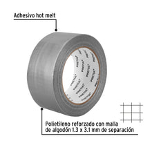 Cargar imagen en el visor de la galería, Cinta de 30 m para ducto, espesor 0.16 mm, PRETUL CDU-30P (20529)