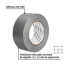 Cargar imagen en el visor de la galería, Cinta de 50 m para ducto, espesor 0.16 mm, PRETUL CDU-50P (20530)