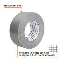 Cargar imagen en el visor de la galería, Cinta de 50 m para ducto, espesor 0.19 mm, temp. máx. 60°C TRUPER CDU-50X (12588)