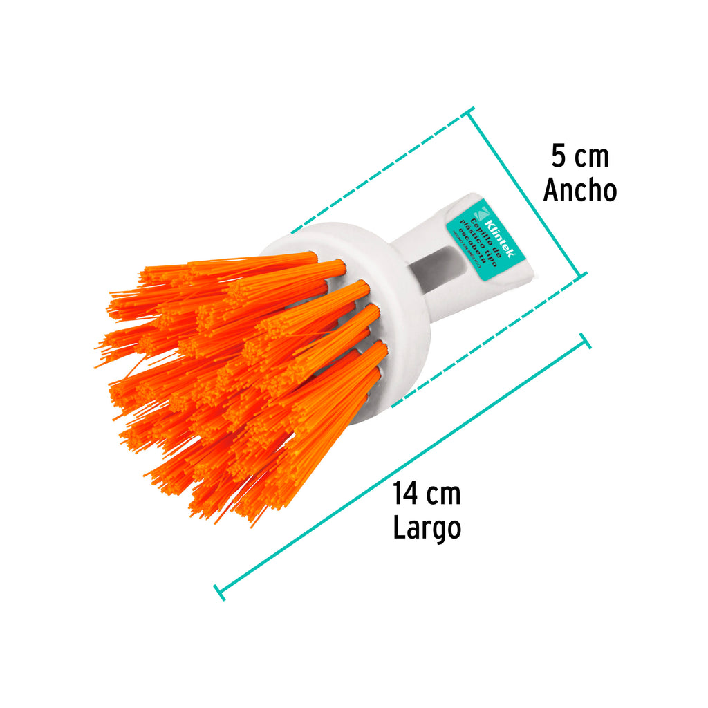 Cepillo tipo escobeta de plástico, KLINTEK CELI-10 (57010)