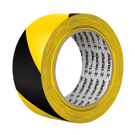 Rollo de 33 m de cinta delimitadora amarilla / negro, TRUPER CIPRE-33A (12597)