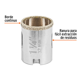 Brocasierra diamante 1-1/4