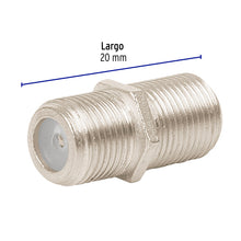 Cargar imagen en el visor de la galería, Conectores baril coaxiales RG 6 para conector macho, bolsa con 4pz, VOLTECK COCO-6B (48484)