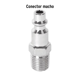 Conector rápido, tipo M, cuerda 1/4 NPT, macho PRETUL CORAL-MA-1/4P (27023)