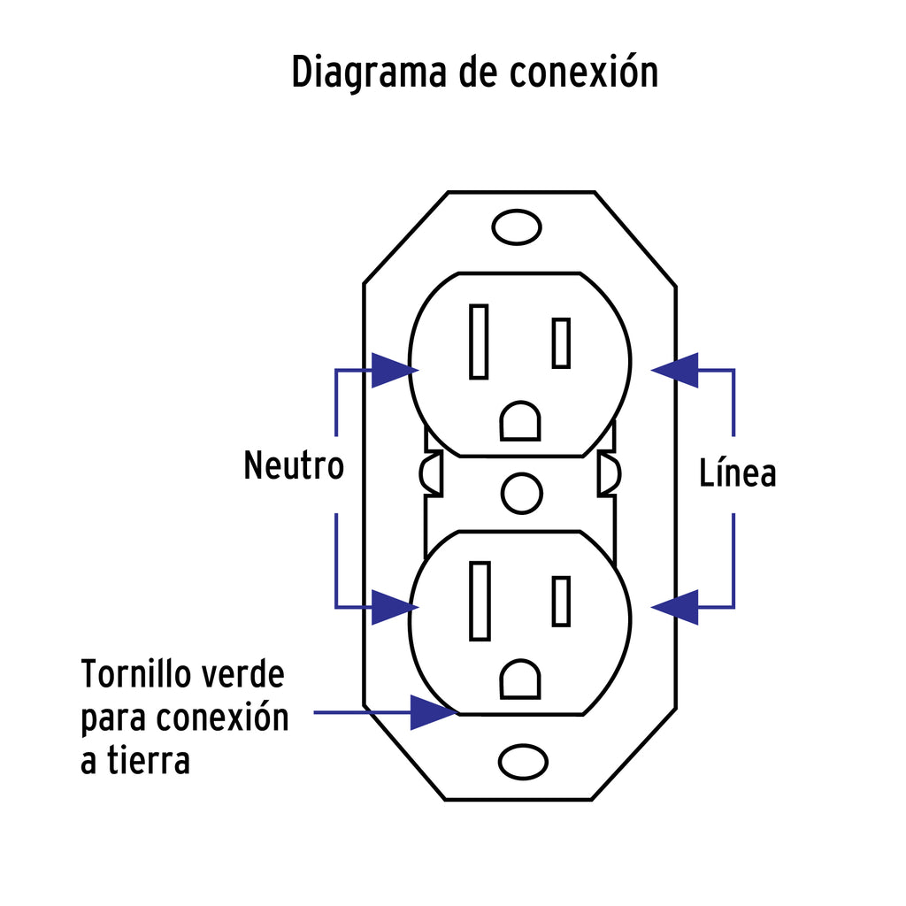 Contacto de sobreponer dúplex 2 polos+ tierra, café, VOLTECK COSO-DA-C (46115)