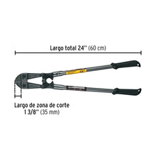 Cargar imagen en el visor de la galería, Cortapernos 24&quot;, mango tubular, PRETUL CP-24P (20947)