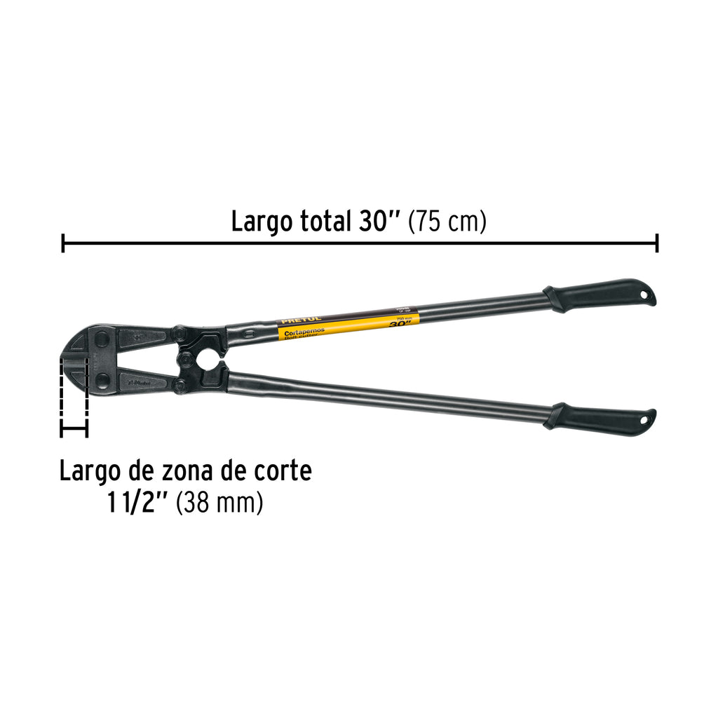 Cortapernos 30", mango tubular, PRETUL CP-30P (20948)