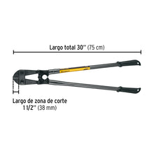 Cargar imagen en el visor de la galería, Cortapernos 30&quot;, mango tubular, PRETUL CP-30P (20948)