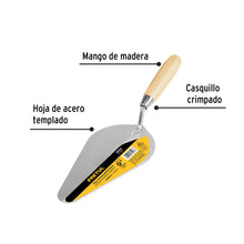 Cargar imagen en el visor de la galería, Cuchara para albañil 9&quot; tipo centroamericana, PRETUL CT- 9P (20544)