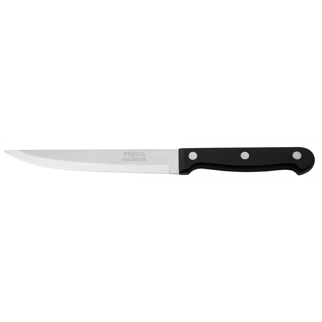 Cuchillo liso para asado 5" mango de plástico, PRETUL  CUCH-P5 (23093)