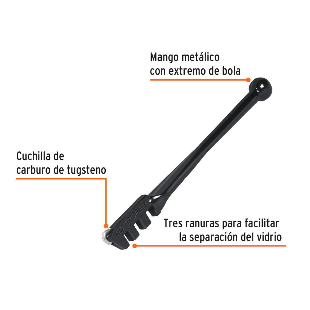 Cortador de vidrio 5", TRUPER CV-5 (12953)