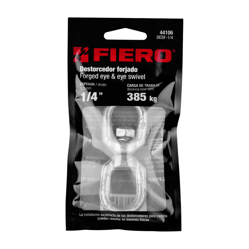 Destorcedor forjado de 1/4", FIERO DESF-1/4 (44106)