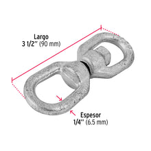 Cargar imagen en el visor de la galería, Destorcedor forjado de 1/4&quot;, FIERO DESF-1/4 (44106)