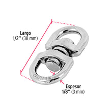 Cargar imagen en el visor de la galería, Destorcedor metálico de 1/8&quot;, FIERO DESZ-1/8 (44097)