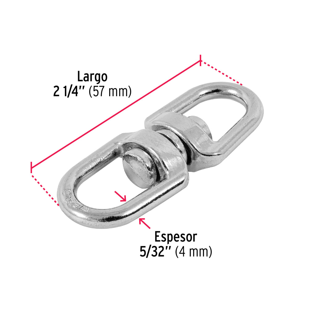 Destorcedor metálico de 5/32", FIERO DESZ-5/32 (44098)