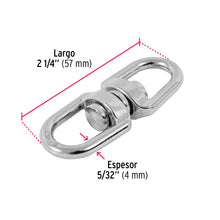 Cargar imagen en el visor de la galería, Destorcedor metálico de 5/32&quot;, FIERO DESZ-5/32 (44098)