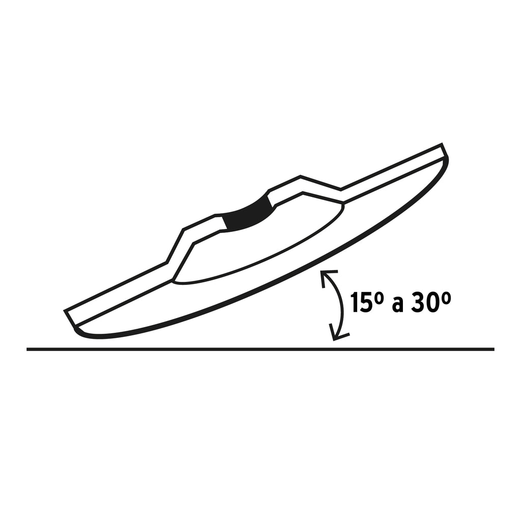 Disco 4-1/2" laminado grano 40 centro 7/8", PRETUL DLP-2716 (22350)