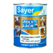 Cargar imagen en el visor de la galería, Poly lack SAYER UB-0200.30 cristal brillante  1L