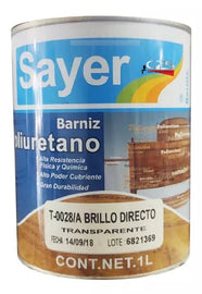 Catalizador poliuretano SAYER T-0028/A.30 brillo transparente 1L