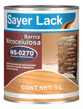 Cargar imagen en el visor de la galería, Barniz nitrocelulosa SAYER NS-0270.30 sellalack 1L